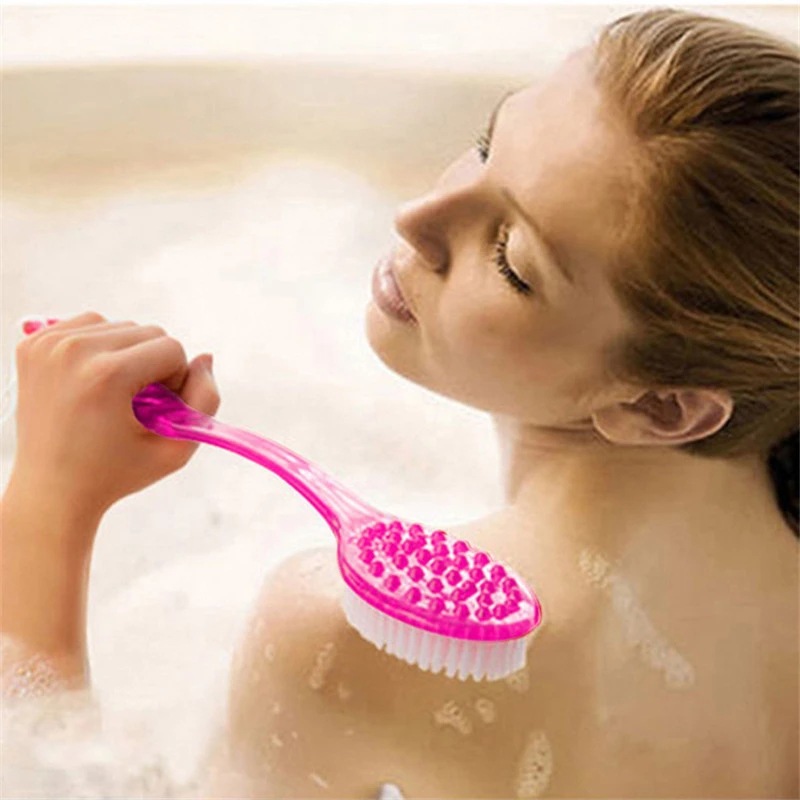 1pc Zurück Körper Bad Dusche Reinigung Pinsel Bad Pinsel Langen Griff Peeling Peeling Haut Massager Peeling Bad Pinsel