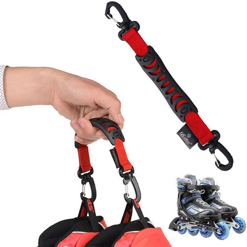 Sangle de transport pour patins à roulettes en plein air, pour enfants et adultes, poignée suspendue, boucle, patins, chaussures, crochet, ceinture, accessoire de rouleau