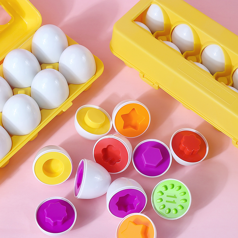 Uova Viti Puzzle 3D Montessori Apprendimento Educazione Matematica Giocattoli Bambini Forma Partita Gioco Intelligente Per Bambini Regali Educativi di Pasqua
