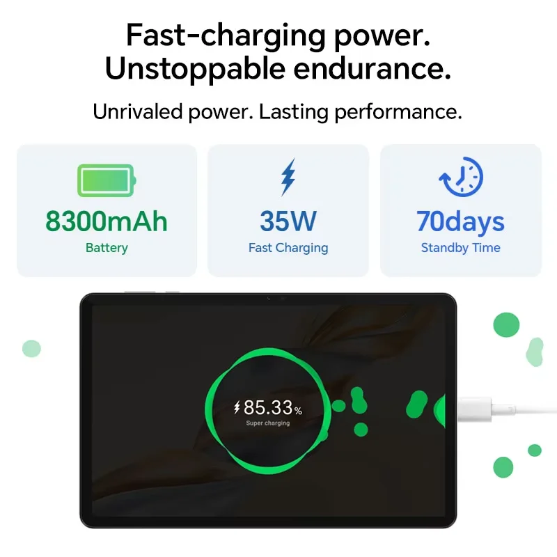 Globale Version HONOR Pad X9a 11,5" 120Hz 2,5K Fullview Display Snapdragon 685 Slim Metal Body Tablet WiFi Android15 8300mAh