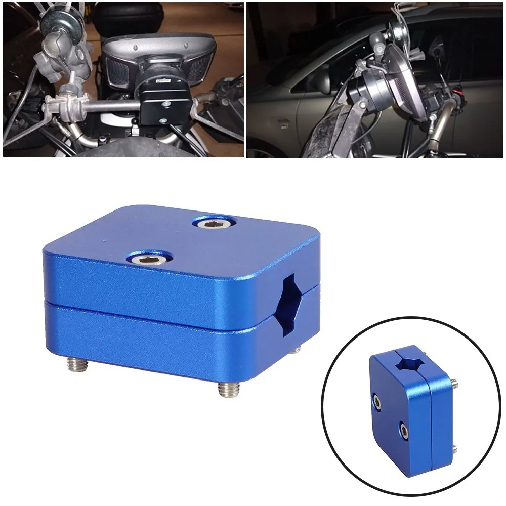 新しいオートバイ電話 GPS ナビゲーションホルダーマウントブラケット BMW R1200GS R1250GS LC Adv F900R CRF1000L 2012-2017 黒 12 ミリメートル 16 ミリメートル