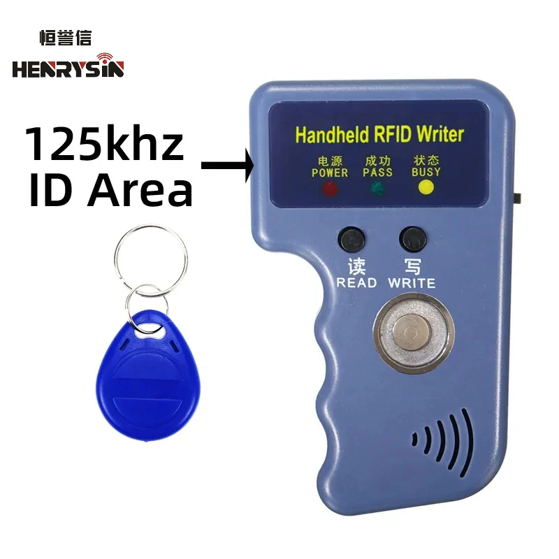 RW1990 TM Copier RFID Duplicator Reader TM1990 ibutton DS-1990A I-Button Handheld 125KHz T5577 EM4305 EM4100 Keys Tag Card