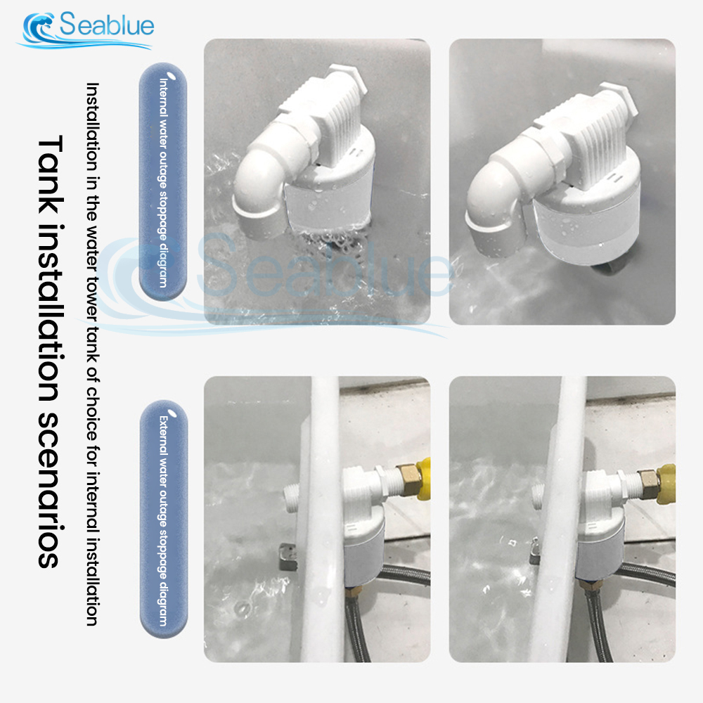 1/2" 3/4" 1"Automatic Float Valve Water Level Control Device Easy To Install And Remove Efficient And Convenient Side / Top Feed
