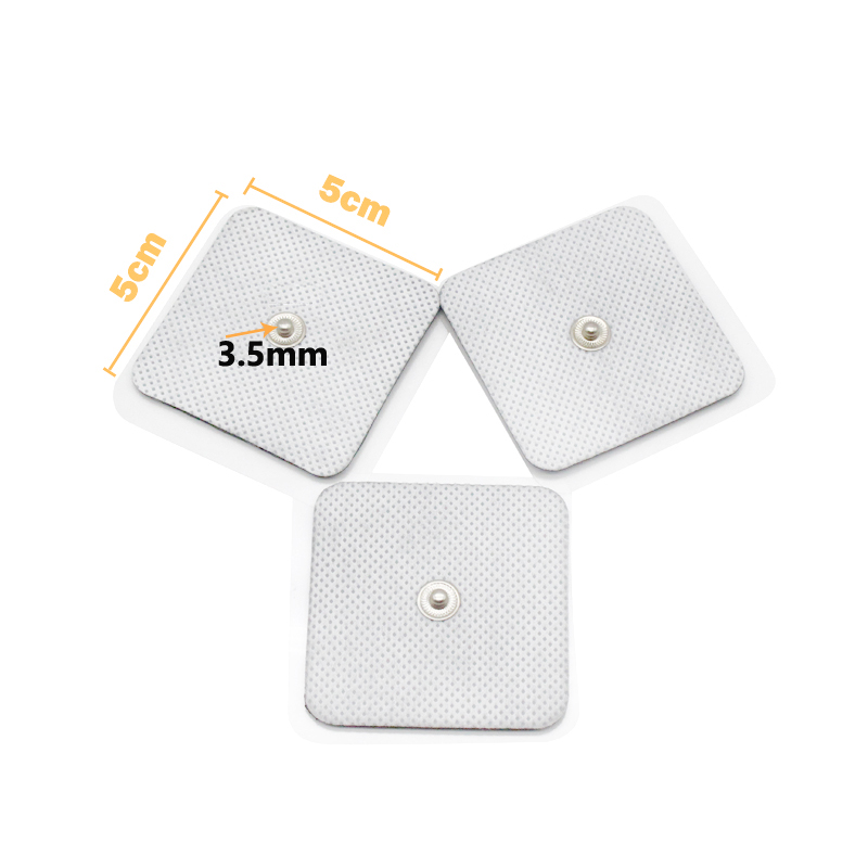 5*5cm TENS Unit Replacement Pads Non-woven Self Adhesive for Therapy Patches Digital Machine Massager Body Massager Sticker