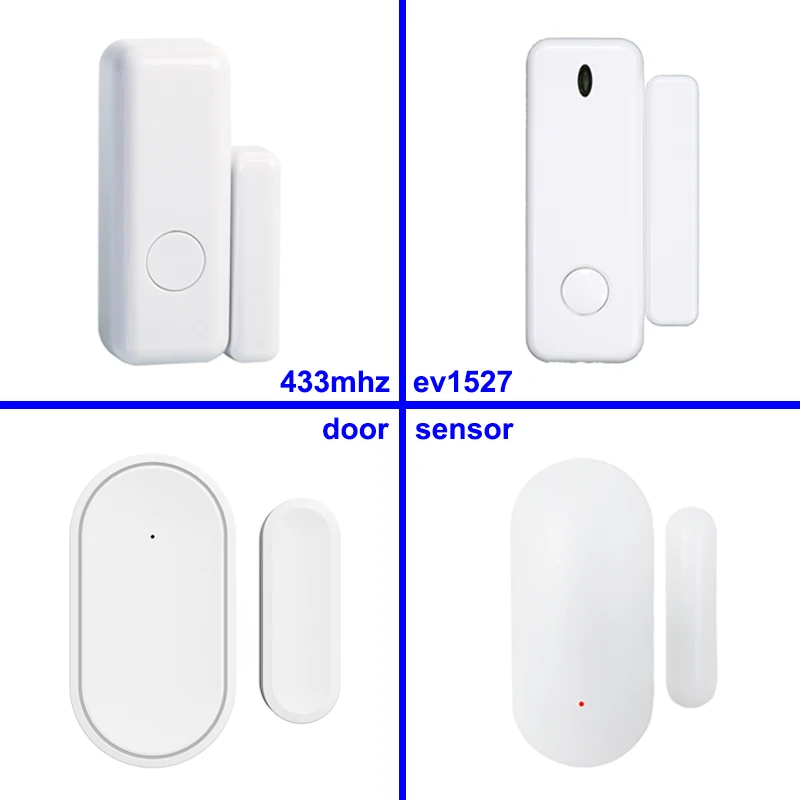 TAIBOAN Wireless 433mhz Window Door Sensor for Home Security System Panel Detect Door Open Alarm Accessories Anti Theft EV1527