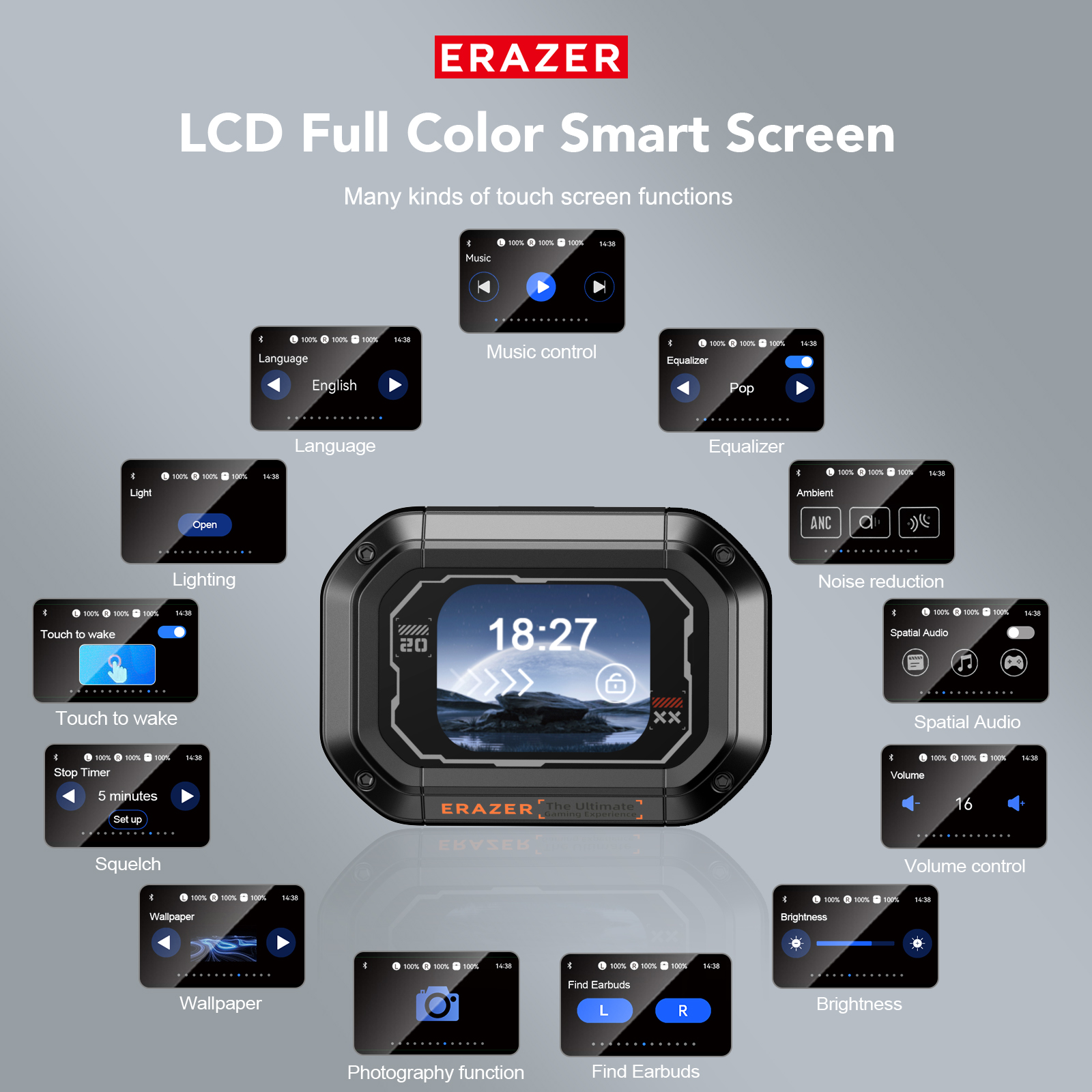 [AI Vertaler Oordopjes] Depzer XP6 Draadloze hoofdtelefoon Gaming Headset Equalizer APP Bluetooth-oortelefoon Waterdicht Krachtig geluid