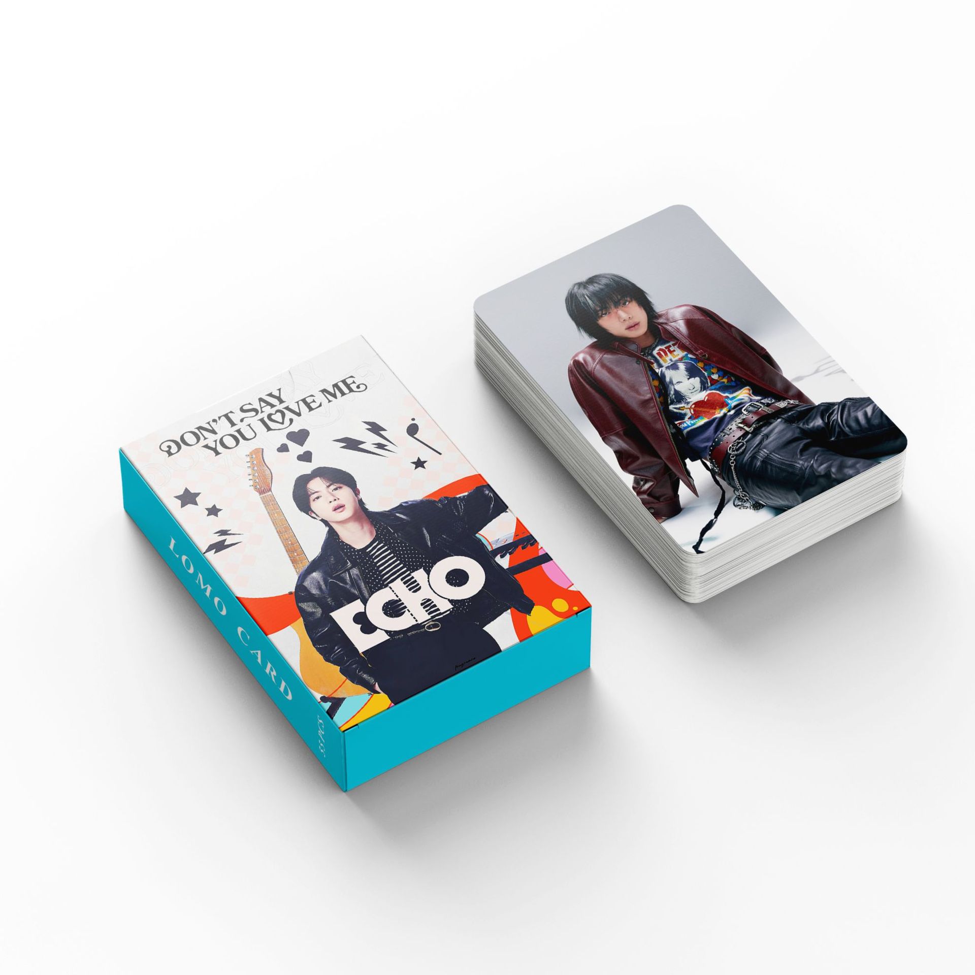 55Pcs Kpop 레이저 JIN JIMIN Photocards ECHO Lomo 카드 사진 카드 HD 사진 인쇄 사진 팬 컬렉션 선물