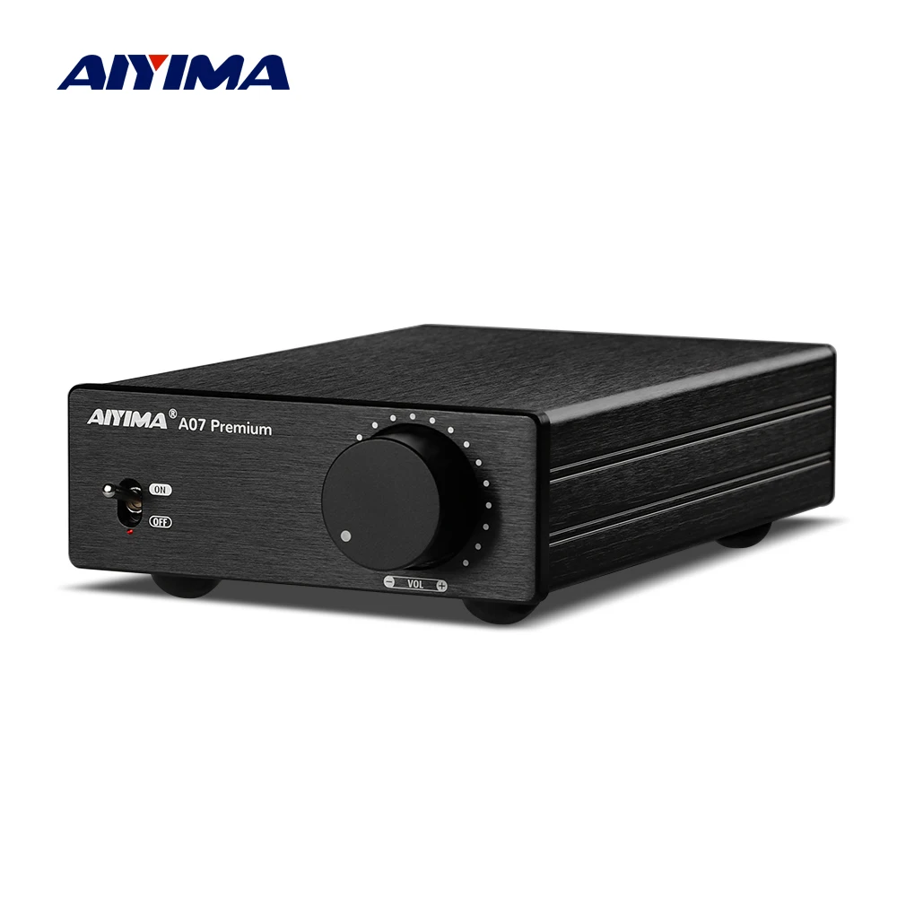 AIYIMA A07 amplificador Premium TPA3255 potencia 300Wx2 Clase D amplificador de Audio Digital HiFi 2 canales sonido estéreo Hifi amplificadores para el hogar