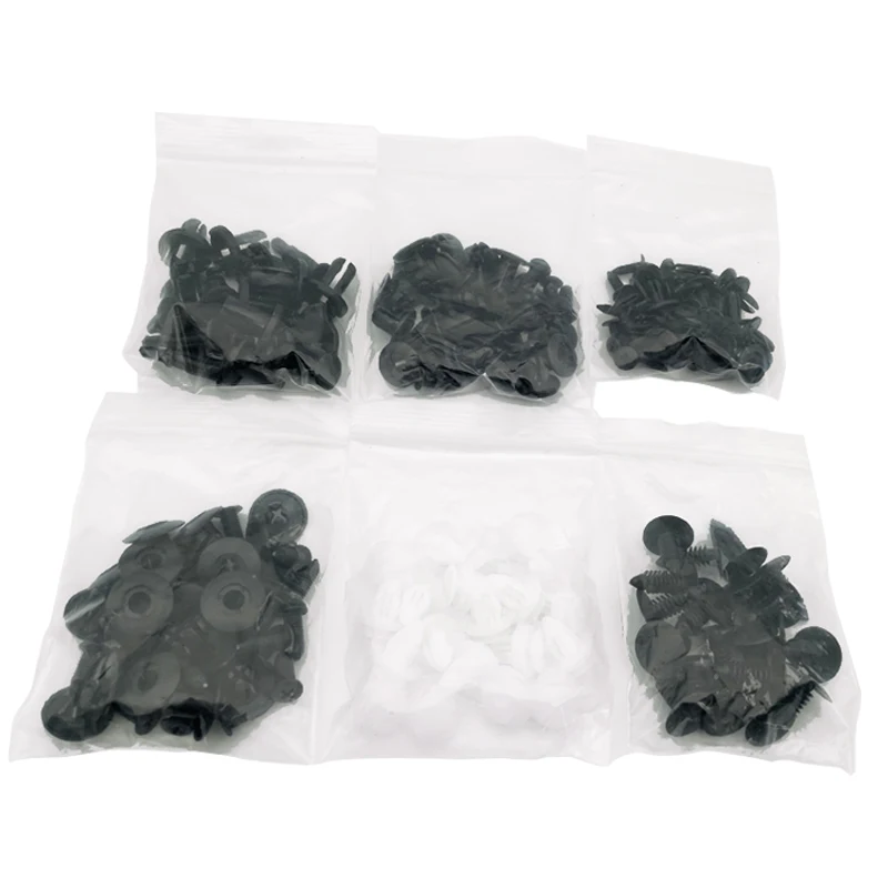 50/100/190 Pcs Stoßstange Clips Auto Schnalle Teile Kit Mehrere Stil Kunststoff Retainer Befestigungen Clip Auto Körper Push nieten