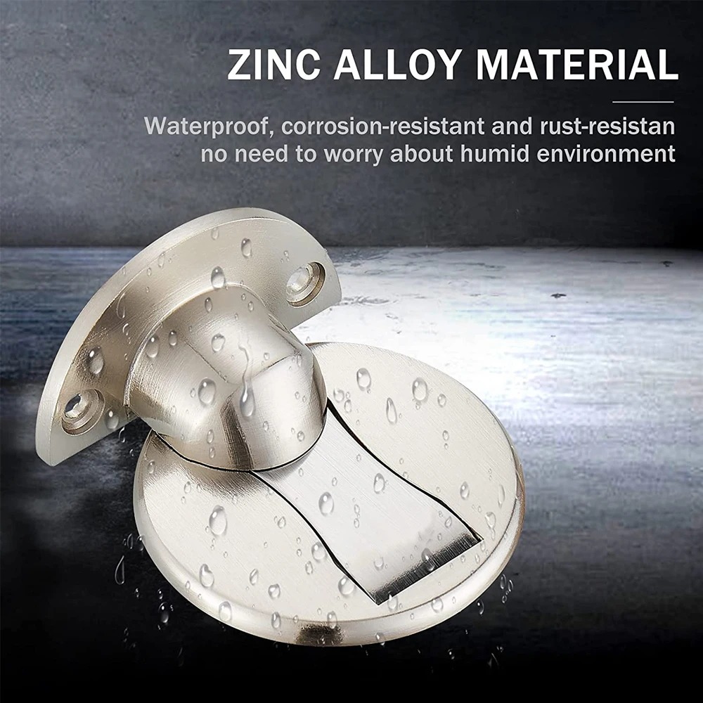 Tope de puerta magnético para montaje en suelo, topes de puerta invisibles, Protector de pared autoadhesivo resistente para el hogar y el dormitorio