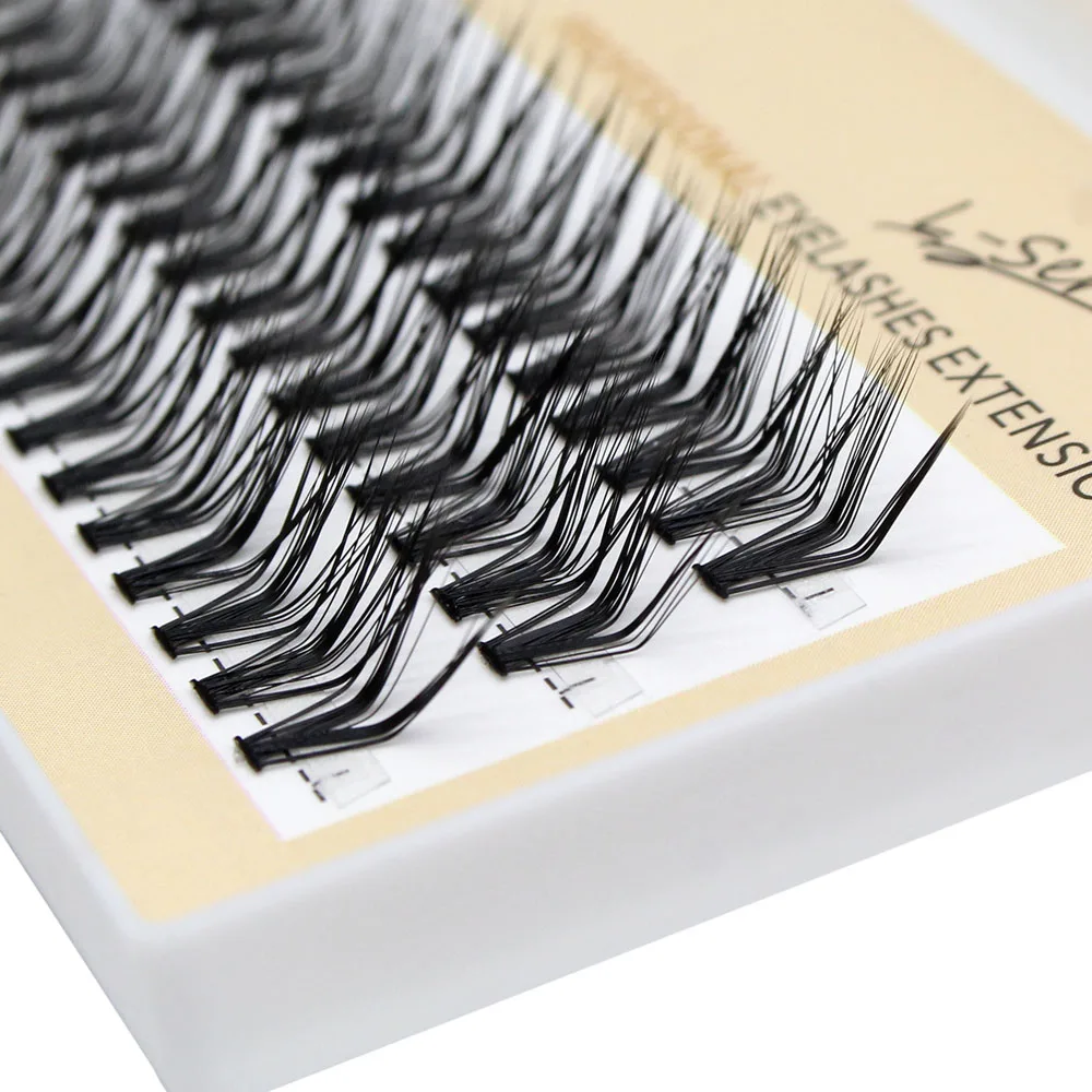 60pcs 30D C/D/L Curl Cluster Eyelash Extension Foxy Eyes Cat Look Natural Individual Eyelashes Bunches  Makeup Tool Lashes Cilia