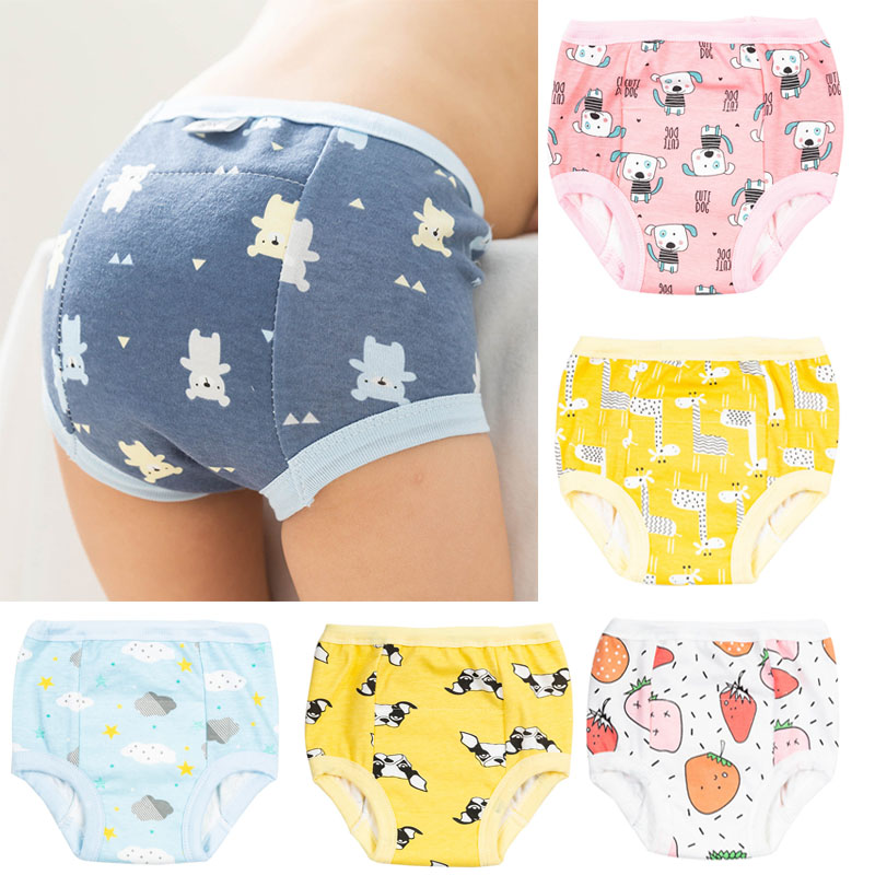 6 Lớp Bé Elinfant 2 Size Tã Bơi Thấm Hút Sinh Thái Tã Có Thể Tái Sử Dụng Huấn Luyện Quần Lót Happy Sáo Sơ Sinh