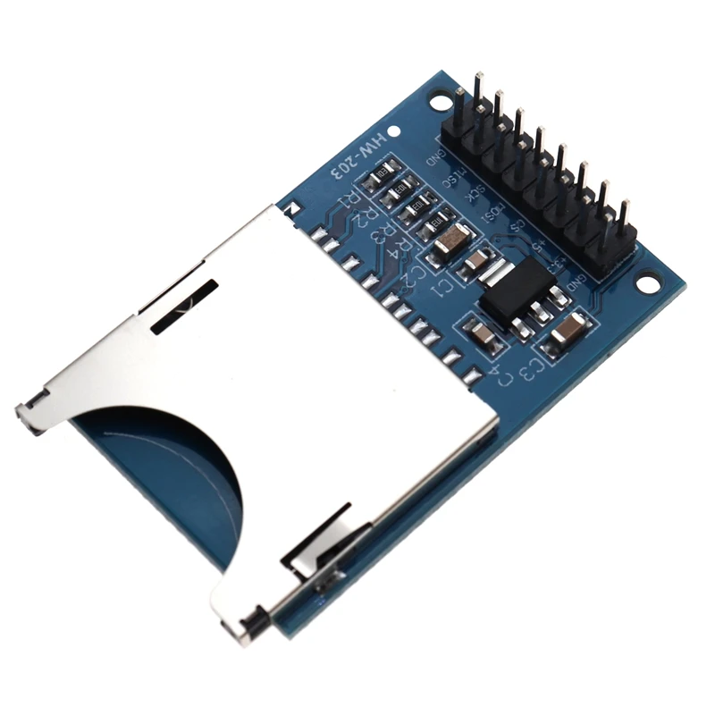 1Pcs Micro SD Card Mini TF Card Reader Module SPI Interfaces With Level Converter Chip 5V/3.3V For Arduino DIY KIT
