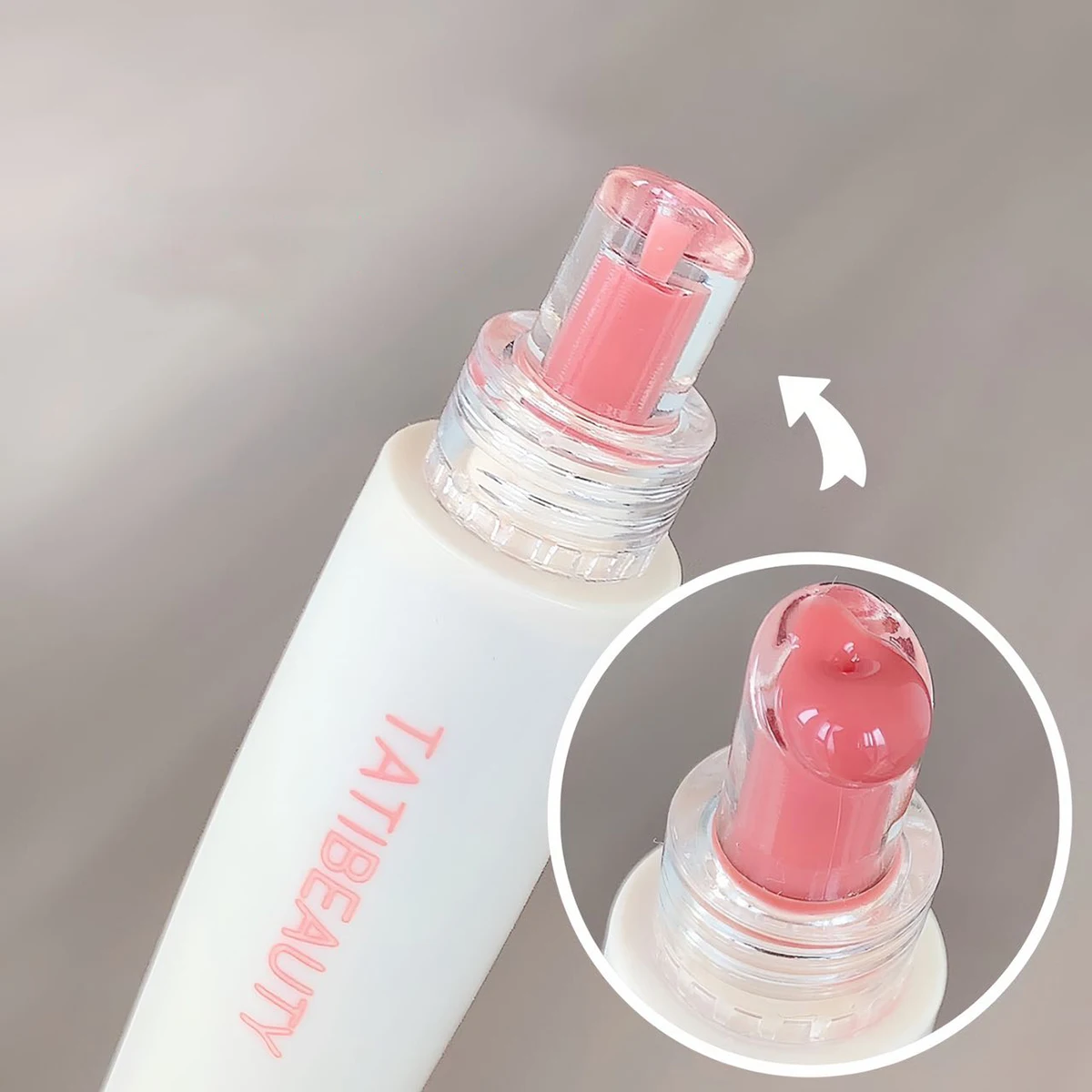 TATIBEAUTY Lip Jelly Essence lápiz labial hidratante brillo de labios espejo brillo de labios lápiz labial suave maquillaje de estudiante rosa