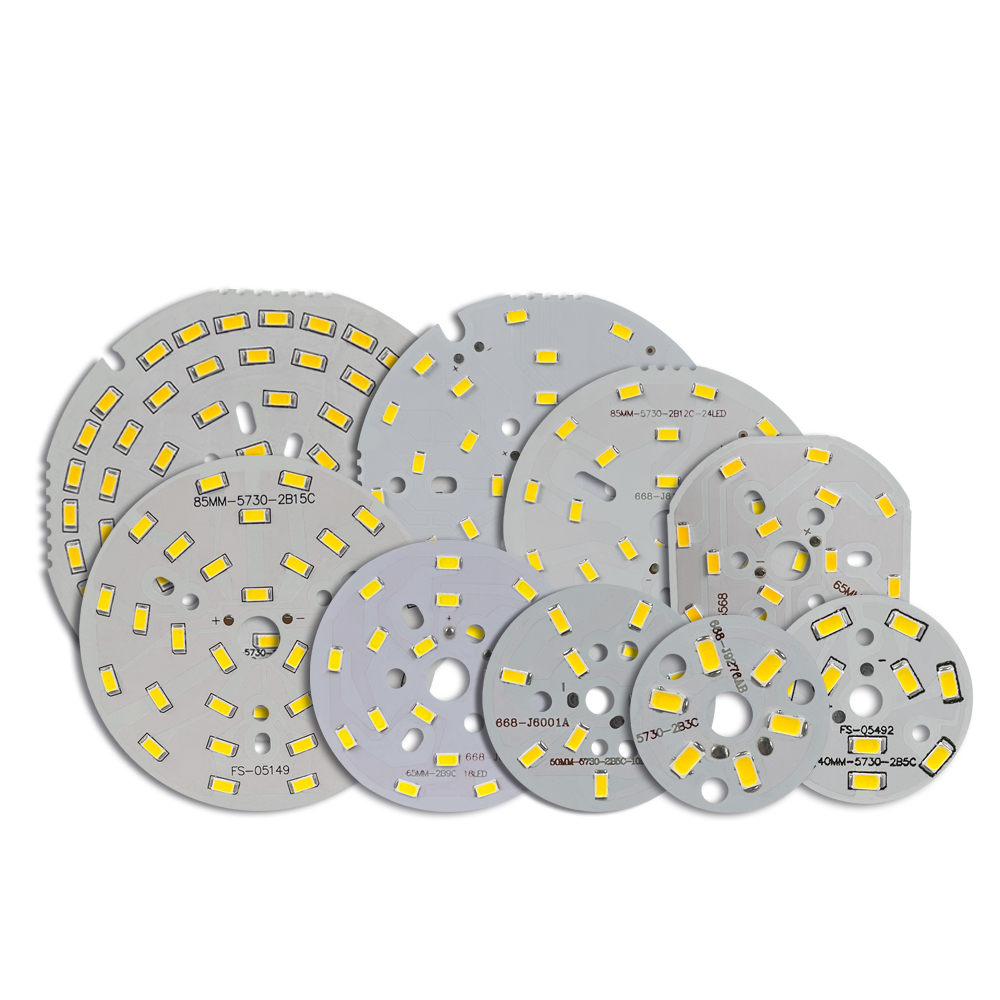 1 個 LED 光源ラウンドライトパネル 3 ワット 5 ワット 9 ワット 15 ワット 18 ワット 24 ワット 36 ワット 50 ワット SMD5730 DIY 電球修正ライトパネルアクセサリー