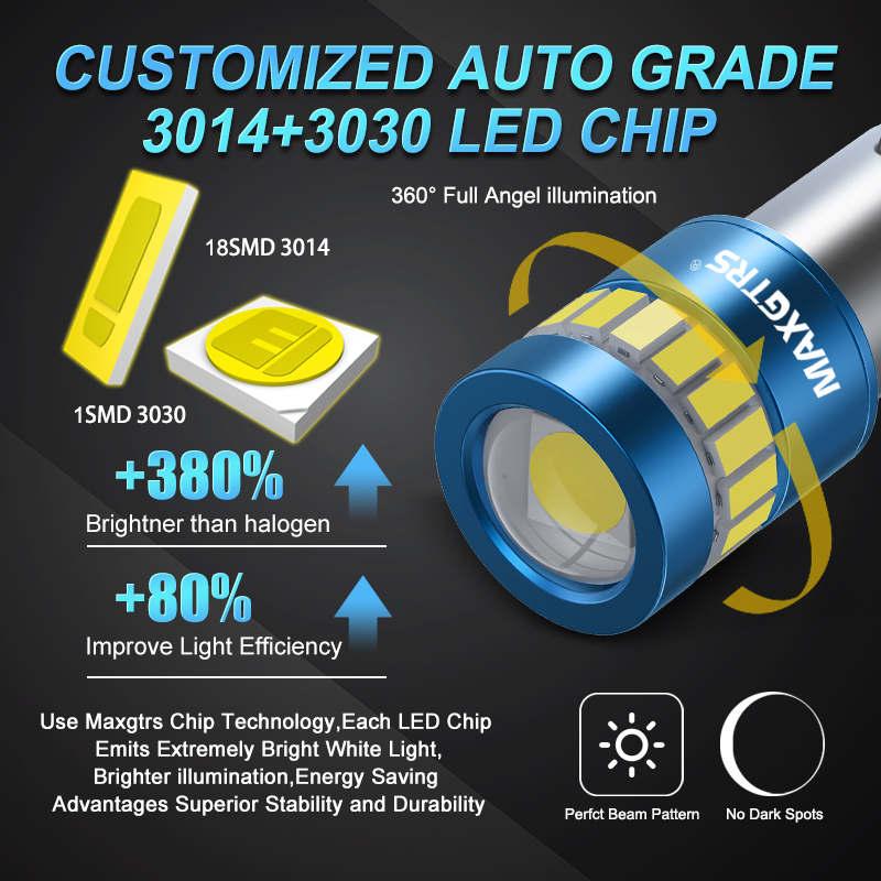 2x Xe Hơi Tự Động BA9S Bax9s BAY9S Led T4W Nêm W5W 3030 Chip Led Nội Thất Bóng Đèn T2W T3W H5W Bãi Đỗ Xe đèn Led DRL Chữ Tấm Chắn Ánh Sáng