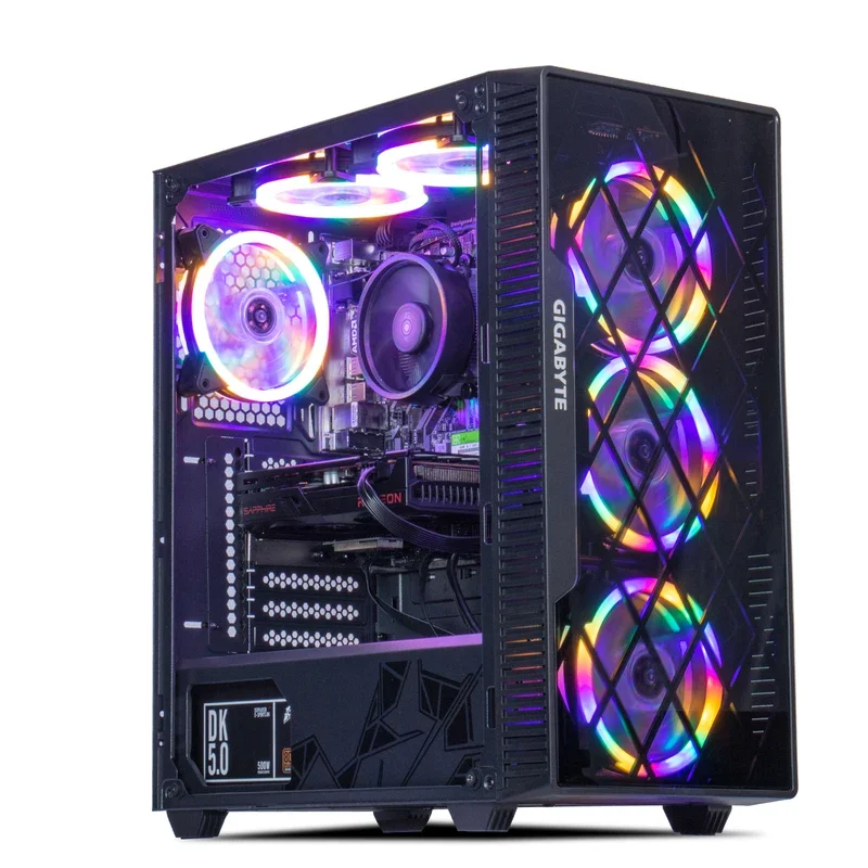 Komputer do gier Ryzen 5 4500 RTX3060 500 GB NVME Windows10 Pro Key Komputer stacjonarny do jednostki systemowej PC Dostosuj komputer dla graczy comple