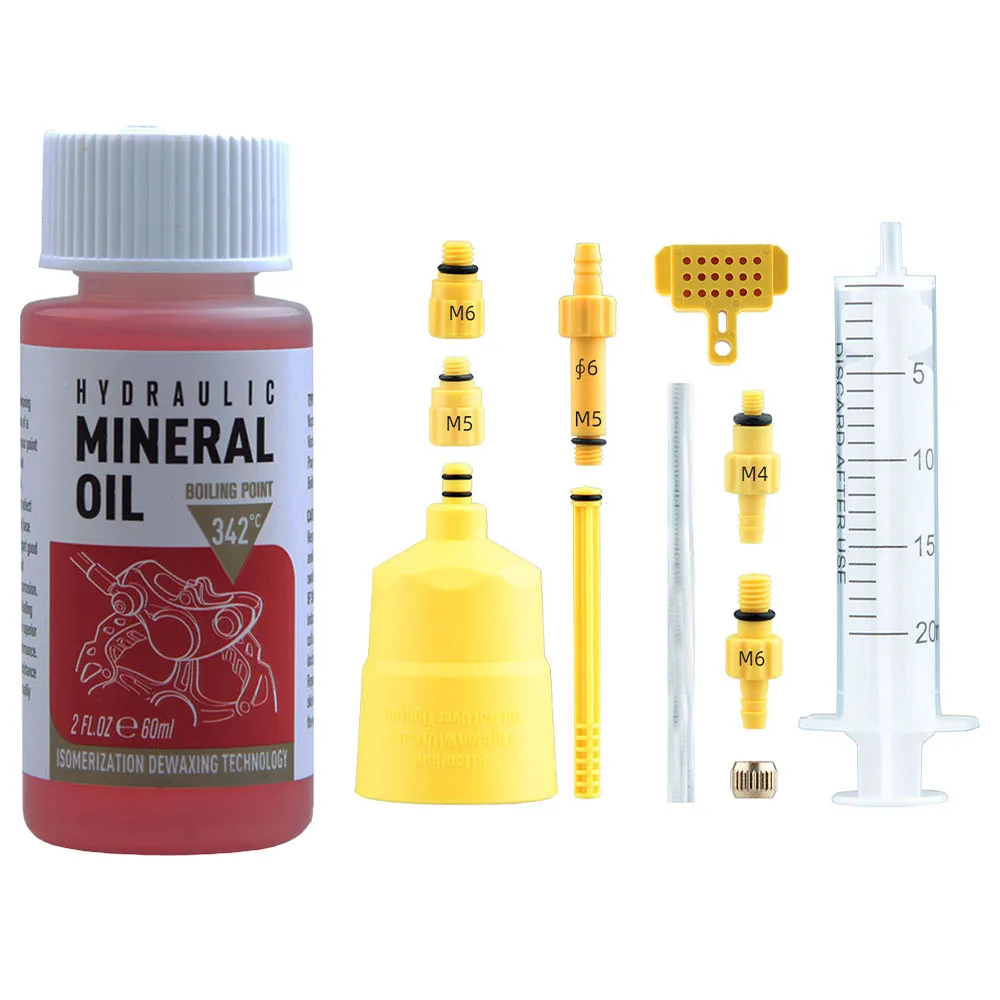 Hochleistungs-Mineralöl für Fahrradbremsen – 60 ml/2 oz – ideal für hydraulische Bremssysteme von Shimano und Tektro