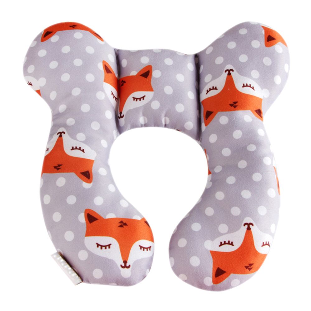 어린이용 U 모양 목 지지대 베개, 여행 카시트, 머리 및 목 베개, 머리 받침, 머리 보호 쿠션