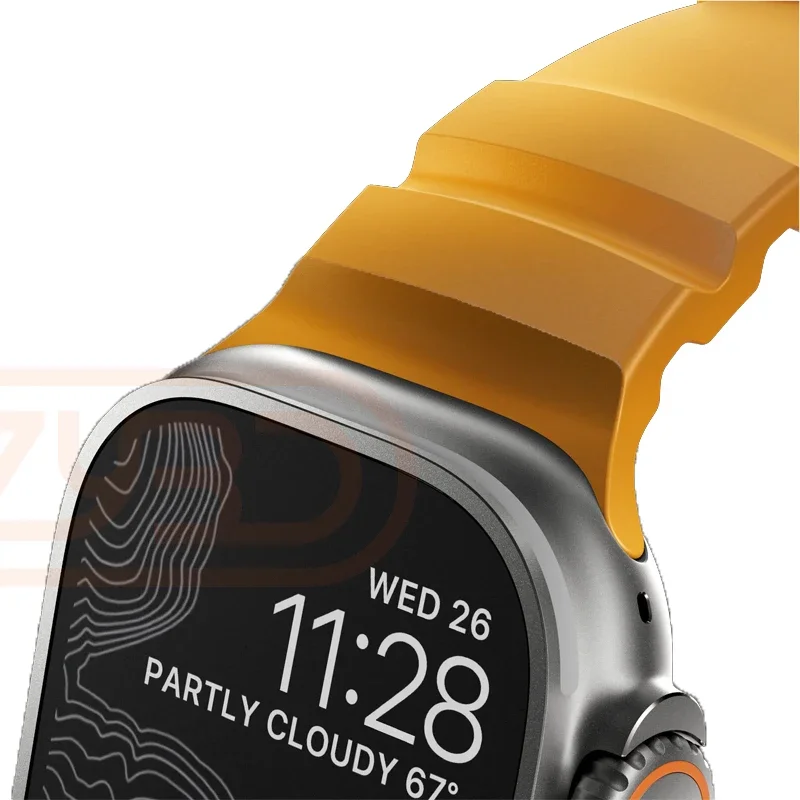 スポーツシリコンバンド Apple Watch ウルトラ 2 10 9 8 7 6 SE 5 4 チタンメタルブレスレットストラップ iWatch 42 ミリメートル 44 ミリメートル 45 ミリメートル 46 ミリメートル 49 ミリメートル