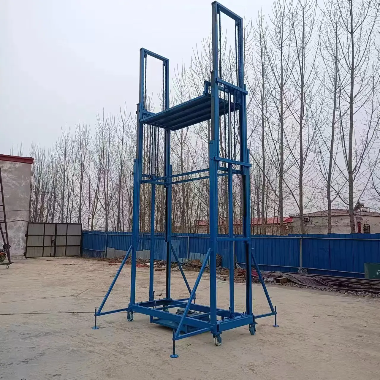New Foldable Electric Scaffolding Electric Lifting Ladder Mobile Telescopic Frame Construction Scaffold Platform