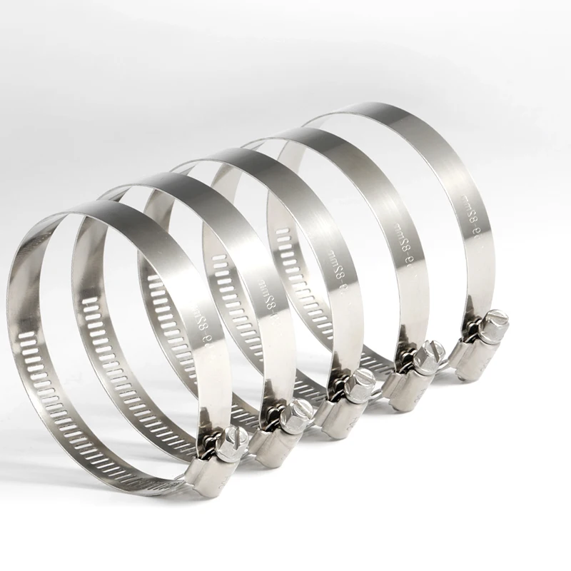 5 8Mm-Ống 700Mm Kẹp Nặng Dụng Inox Kẹp Xe Nhiên Liệu Vòi Ống Kẹp con Sâu Ổ Bền Chống Oxy Hóa