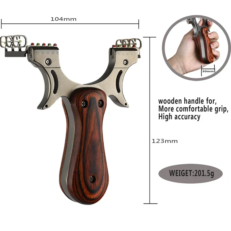 Herramientas de mango de madera maciza para exteriores, accesorios potentes, herramientas de mano, juguetes autoprotectores