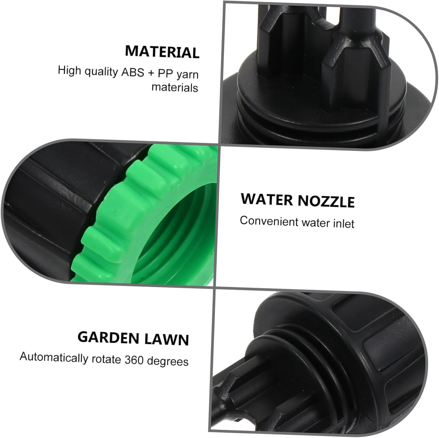 5 ชิ้นพลาสติก Garden Hose Connector Kit ใช้เชื่อมต่อก๊อกน้ําและท่อ, อะแดปเตอร์ก๊อกน้ํา, สําหรับก๊อกน้ํา, จําเป็นสําหรับล้างรถ