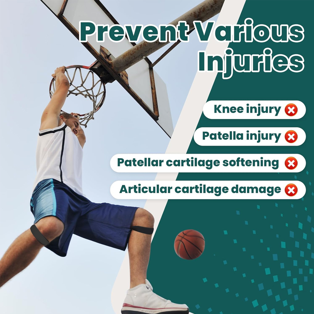 1pc Sports Knee Stabilizer Strap - Patella Tendon Support for Jumper's Knee, Tendonitis, Running, Basketball, Volleyball, Hiking