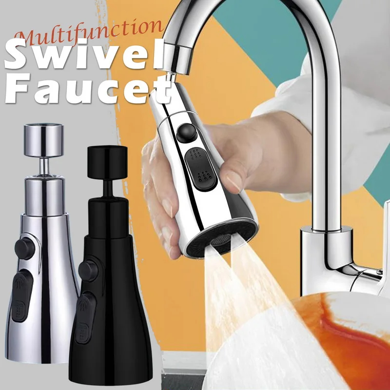 3 em 1 cozinha substituível torneira pulverizador bico abs durável água bacia pia chuveiro spray cabeça hidrante multifuncional