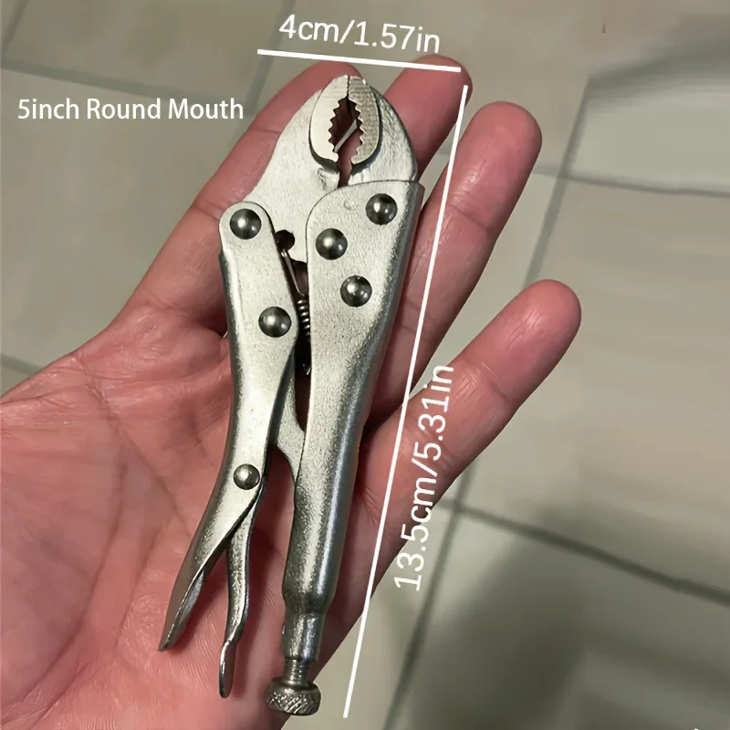 Pinza di bloccaggio per carichi pesanti con morsetto frontale in metallo regolabile per riparazioni di lavorazione del legno e saldatura - Pinza a pressione multifunzionale