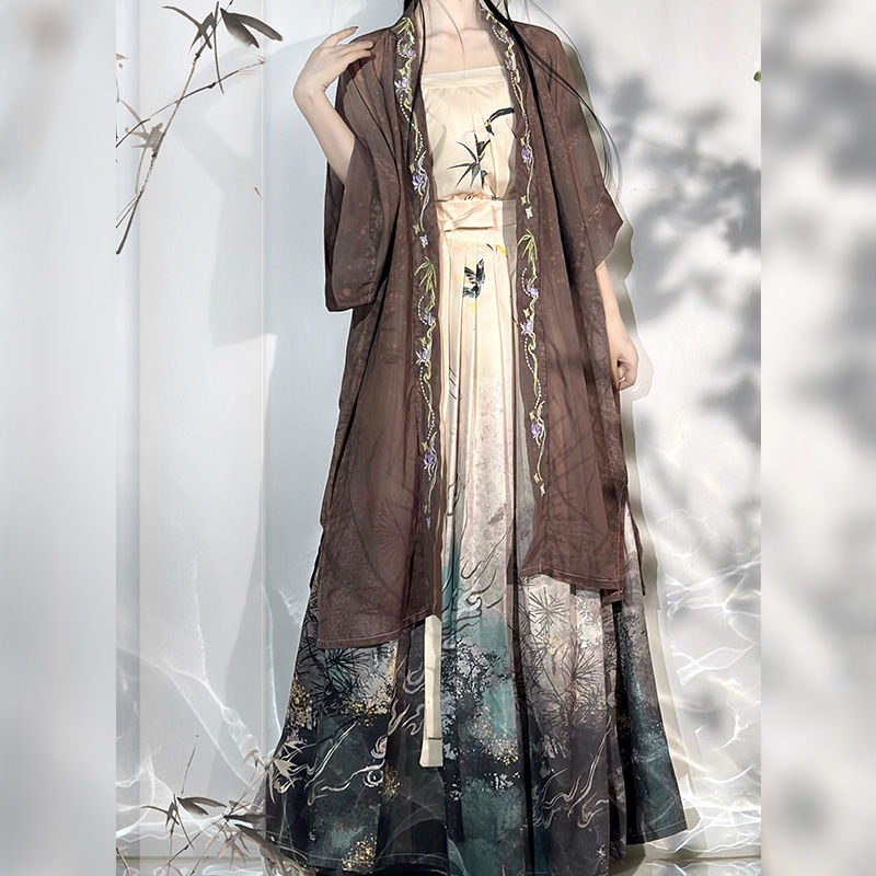 Robe de danse de style prairie chinoise pour femmes, robe Hanfu douce, broderie chic, robe de soirée princesse traditionnelle, costume nickel é