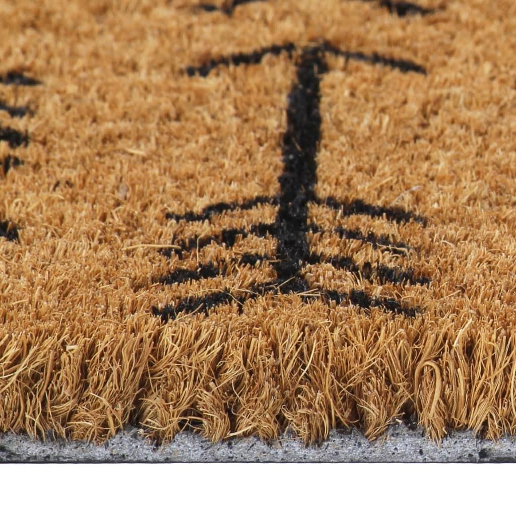 40x60 cm Tufted Coir Door Mat - Natural Fiber Entrance Mat for Home Decor