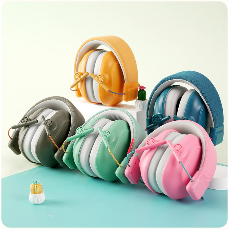 Foldable Children Anti-Noise Head Earmuffs Hearing Protection Ear Protector For Study Sleep Play Drum Noise Reduction Cancelling