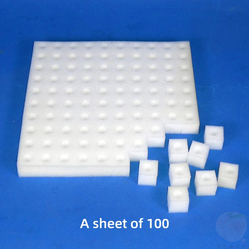 100 ชิ้น/แผ่นพืช Hydroponic ฟองน้ําสวนการเพาะปลูกต้นกล้า Soilless วัฒนธรรมเครื่องมือปลูกผัก Nursery Pots ถาด