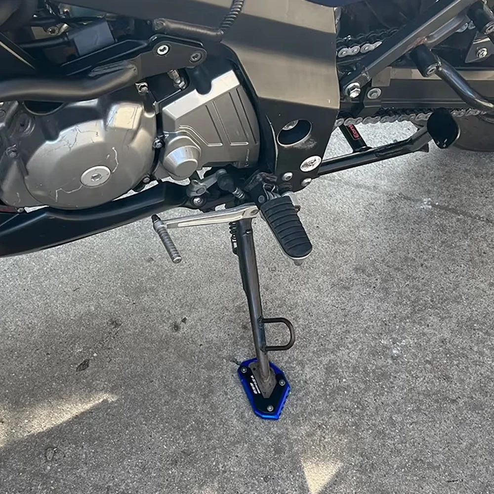 Para Suzuki vstrom 650 DL650 650XT v-strom 650 xt vstrom650 dl 650 2004-2024 2014 accesorios de motocicleta almohadilla de extensión de soporte lateral