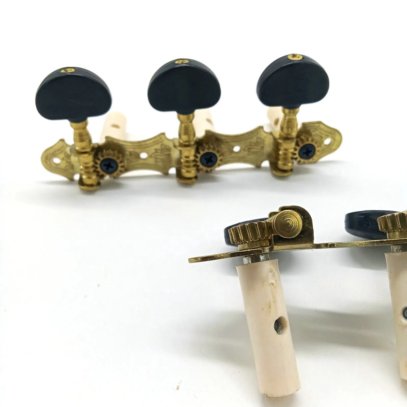 Newest Left Right Classical Guitar String Tuning Pegs Machine Heads Tuners Keys 3L3R Professional Guitar Accessories,Black