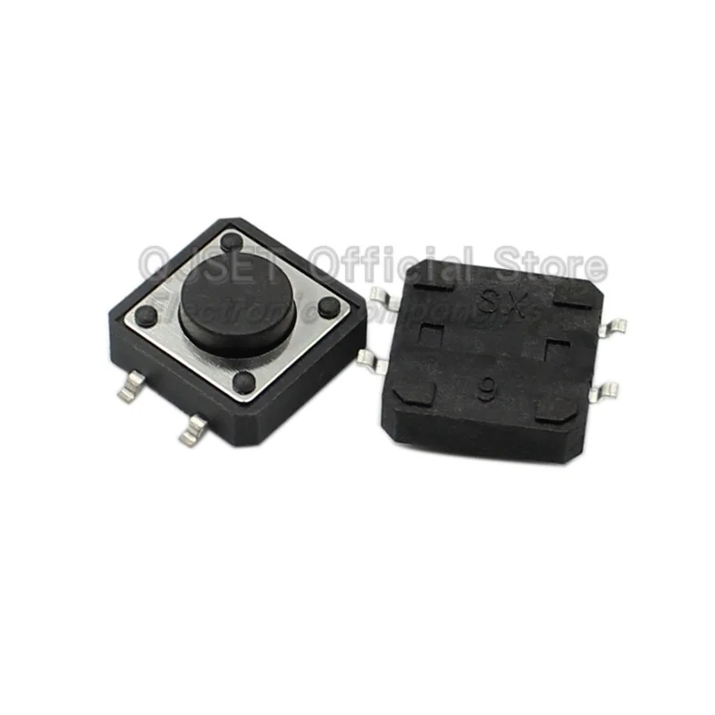 20pcs Tactile Pushbutton Switch Micro Switch 12x12x5mm 12*12* 4.3mm 5.5 6 7 8 9 9.5 10 11 12 13 14 15mm SMD 4-Pin Tactile Switch