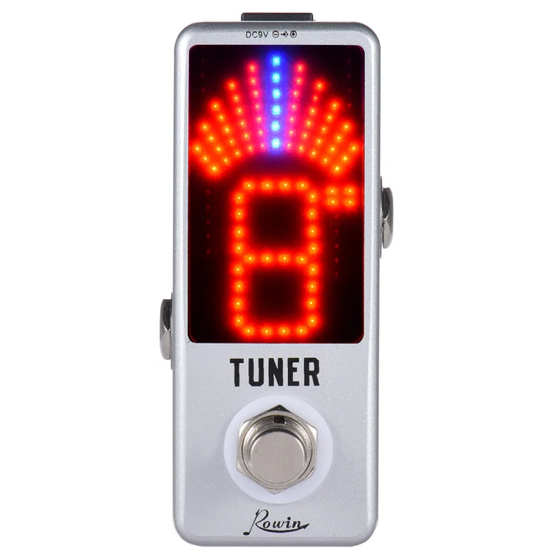 Mini Chromatische Tuner Pedaal EffectGitaar Bas Muziekinstrumenten LED Display True Bypass GuitarTuner voor Gitaar Bas Accessoires