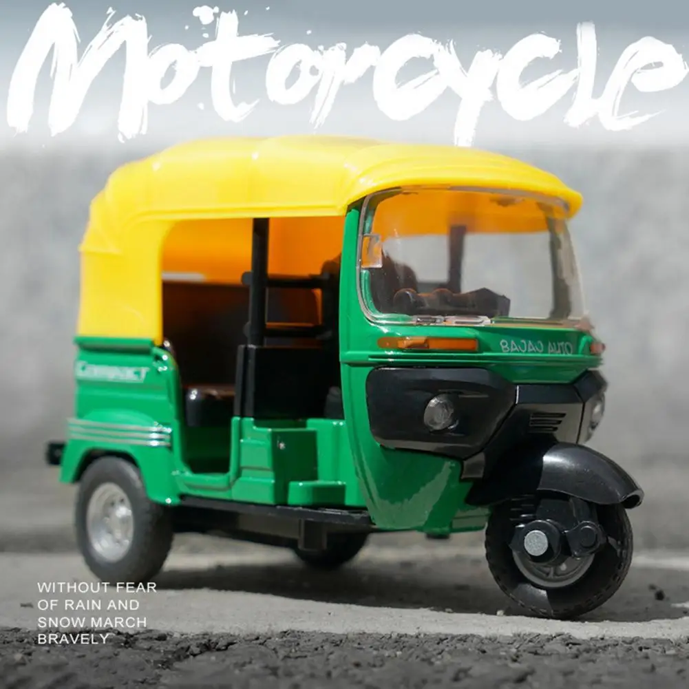 1:14 三輪車モデル合金音と光プルバック車モデルおもちゃオートバイモデルおもちゃ車のギフト子供のためのコレクション