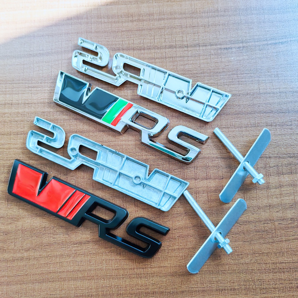 3d metal rs logotipo vr emblema grade de carro emblema para kodiaq rapid fabia 1 2 3 a5 a7 mk1 mk3 mk4 vrs adesivo acessórios