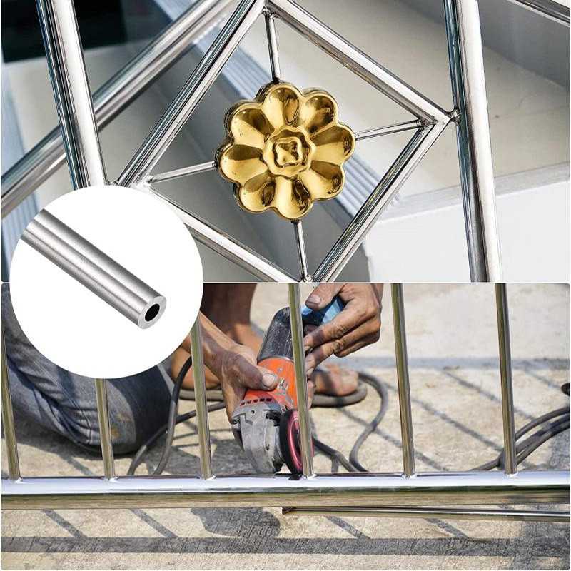 1-10pcs 250/500mm capillary 304 สแตนเลสสตีลรอบ capillary 1-12 มม.ไม่มีรอยต่อตรงหลอดรอบ capillary ความยาวหลอด