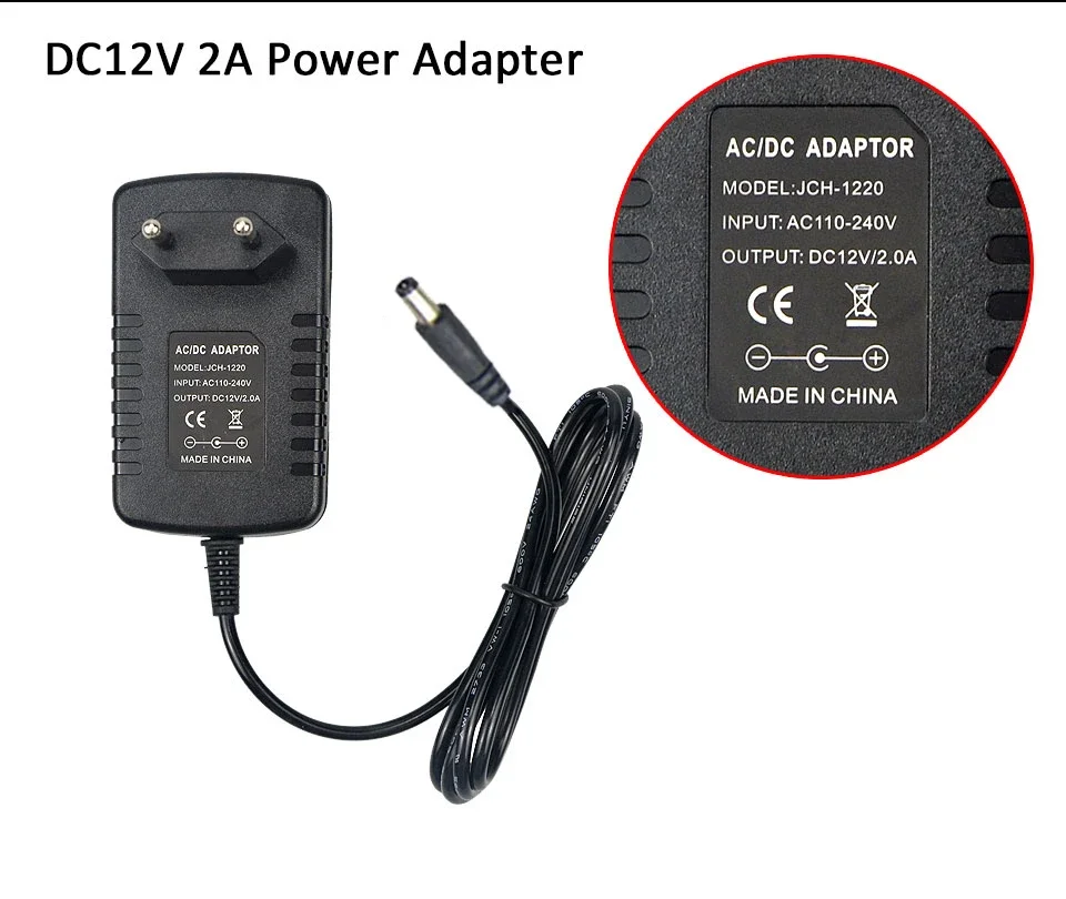 AC 100V-240V to DC 12V Lighting Transformer 1A 2A 3A Electronic Power Supply Adapter Converter LED Driver For LED Strips Light