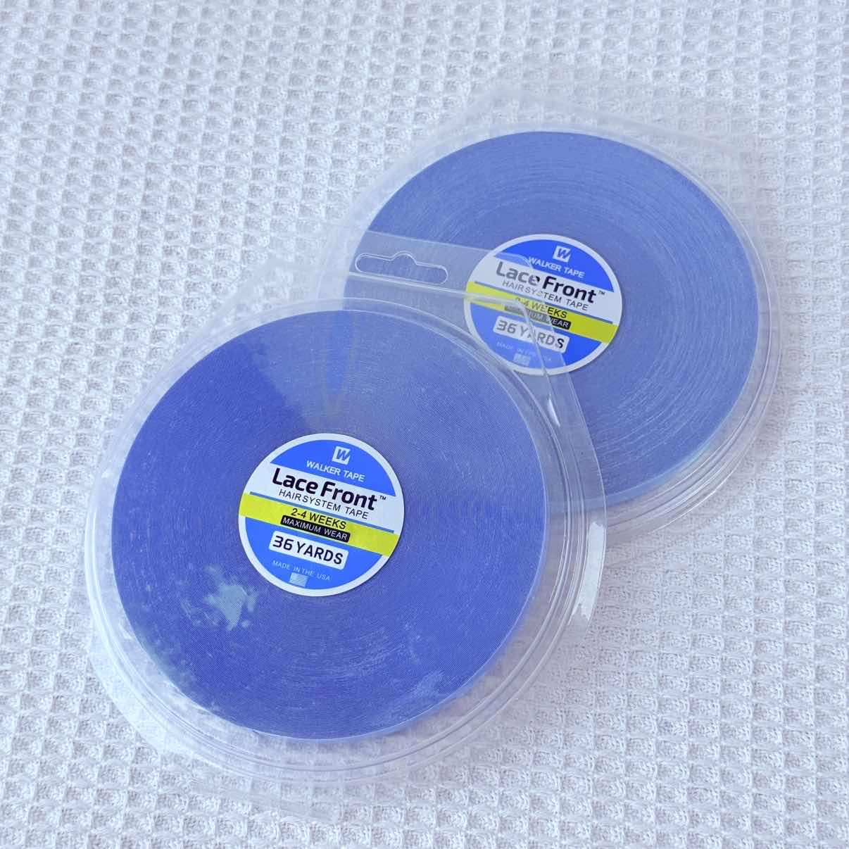 Nastro per sistema capillare Nastro per camminatore doppio lato Nastri per estensioni dei capelli ultra resistenti per chiusura in pizzo Colla per parrucca anteriore in pizzo da 3/12/36 metri