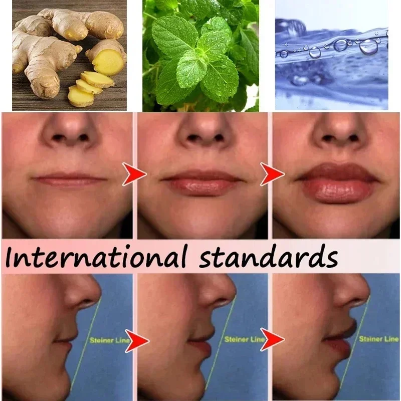 Suero voluminizador de labios instantáneo, brillo de aceite labial Sexy, aumenta la elasticidad de los labios, Reduce las líneas finas, ilumina, hidrata el cuidado de los labios