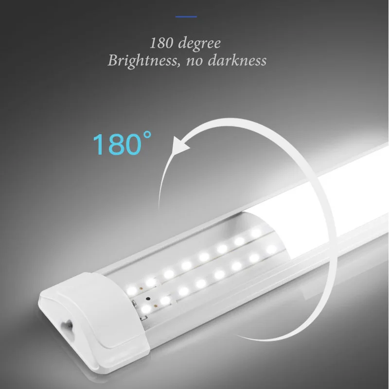 Led 220V Ống Đèn Phòng Dải Đèn Ốp Trần Đèn Tuýp Đèn Cho Nhà Phòng Ngủ Tủ Bếp Chiếu Sáng Trong Nhà Đèn 110V Ống