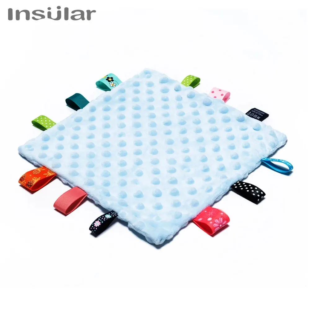 25*25 Cm Baby Kalmeren Sussen Handdoek Hoge Kwaliteit Zachte Baby Kalm Doekjes Baby Handdoek Deken Leuke Cartoon knuffels Voor Baby