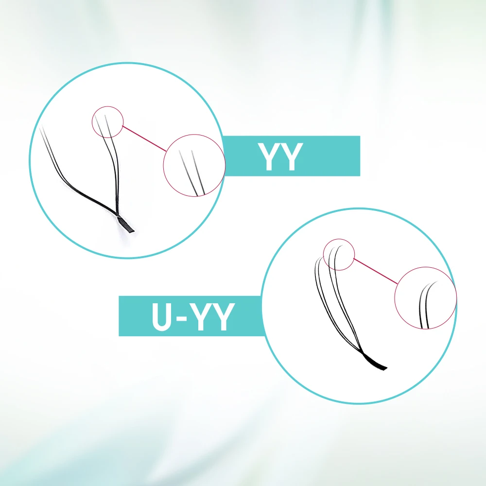 FADVAN U Shape YY Lashes Premium Soft Eyelashes Extension Make up Tools