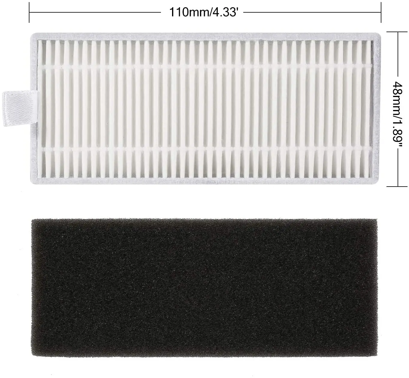 Piezas de Cepillo Lateral prefiltro de cepillo de rodillo para Eufy Robovac 11S 35C 15C 25C 30C accesorios de Robot aspirador cubierta de cepillo de rueda