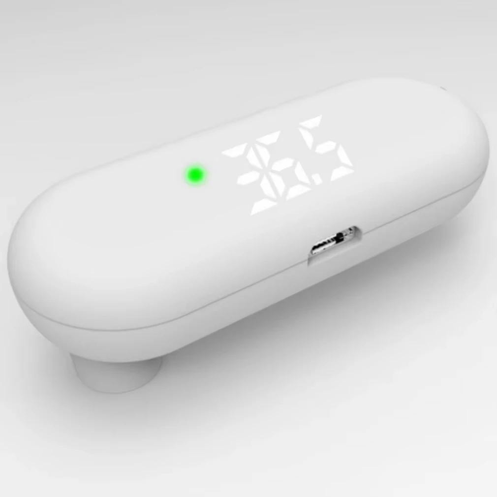 ミニ額温度計 USB 温度計デジタルベビーモニター体温子供用赤外線発熱計